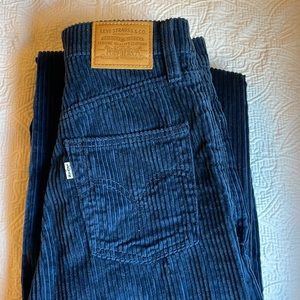 RIBCAGE WIDE LEG CORDUROY PANTS - Size 26 - Only worn once.